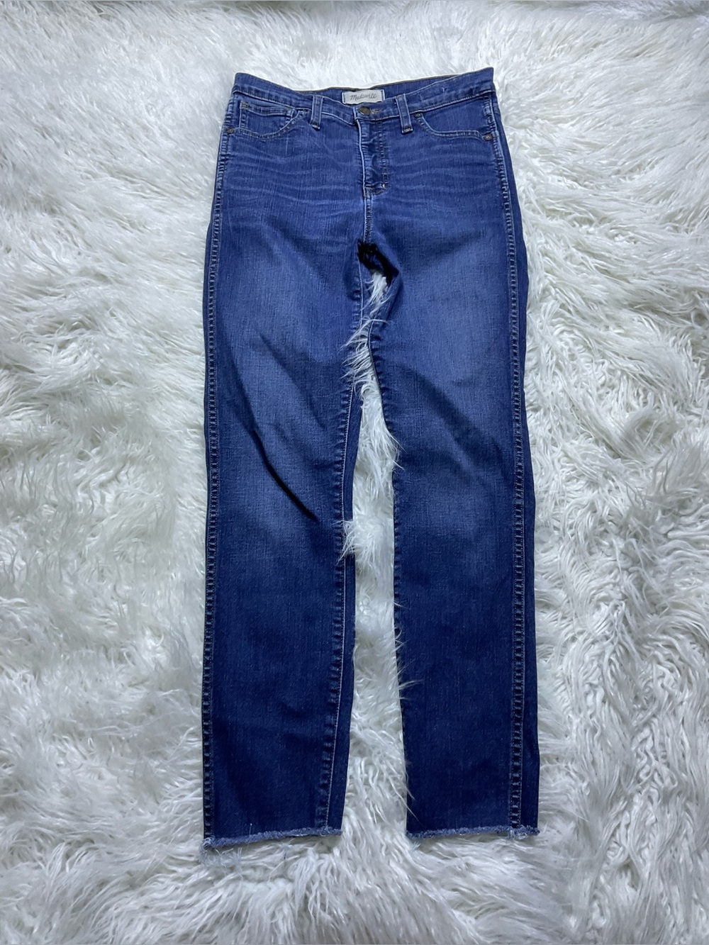 Madewell 10" High-Rise Skinny Jeans in Hayes Wash